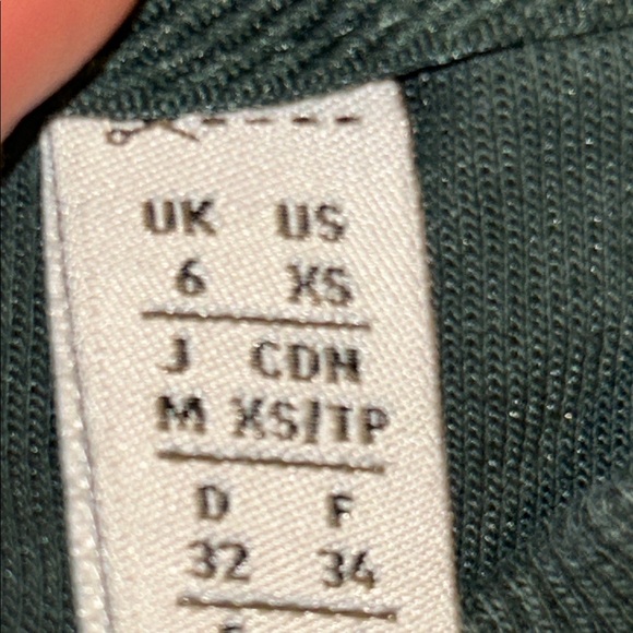 Adidas women's  Dark Green Crewneck Sweatshirt with drawstring laces sides EUC - Picture 10 of 14